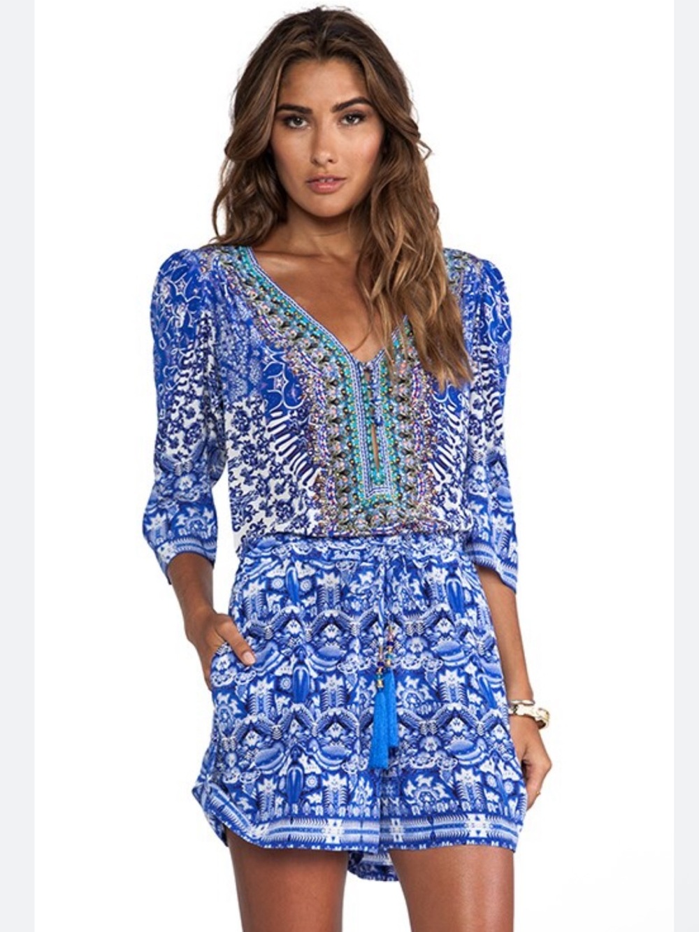 Camilla Playsuit Romper in Nierika